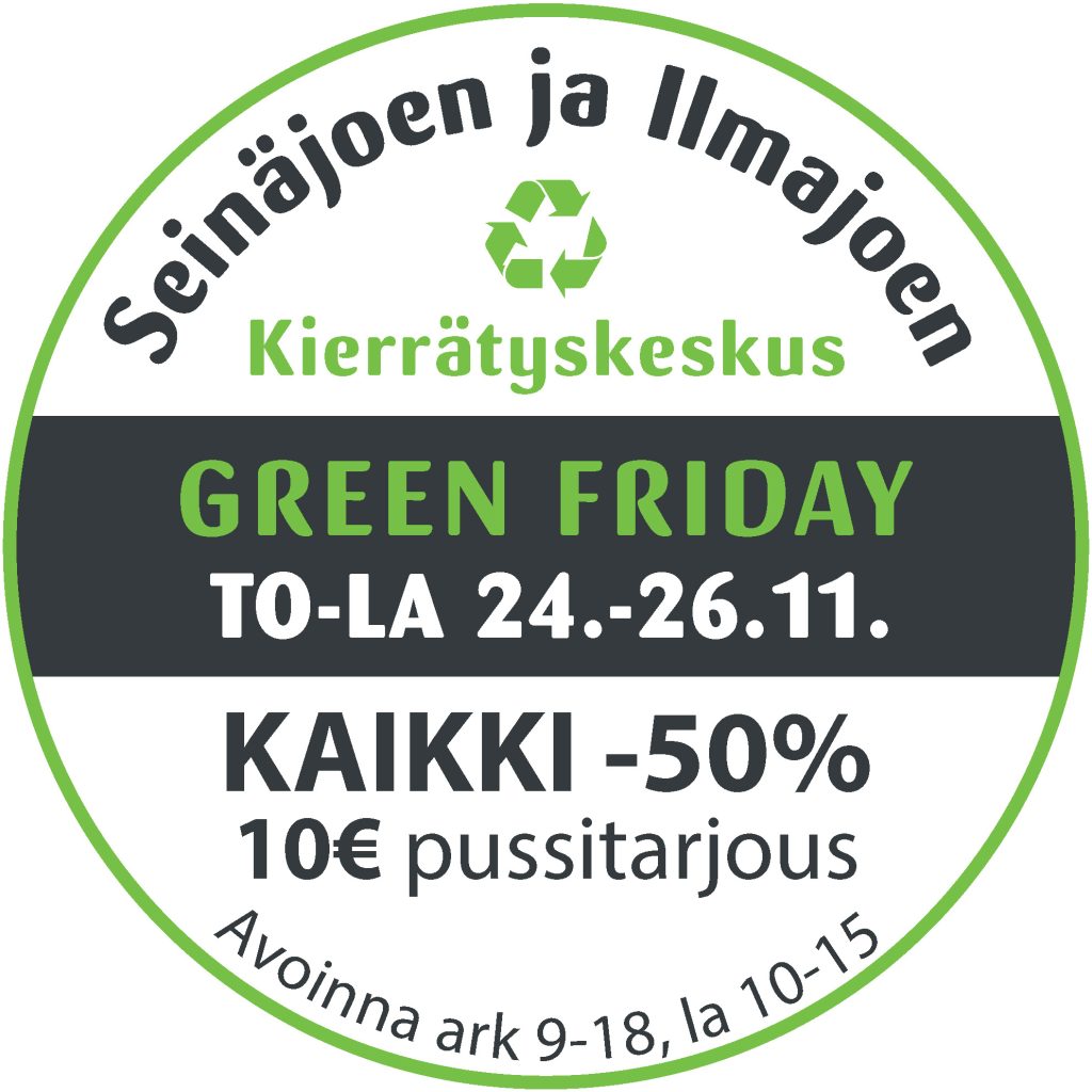Read more about the article Green Friday 24.-26.11.
